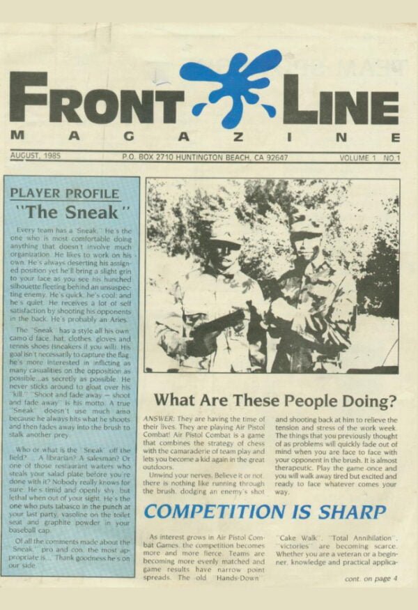 First Covers from 14 different paintball magazines